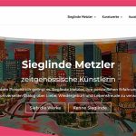 Die Website der Künstlerin Sieglinde Metzler